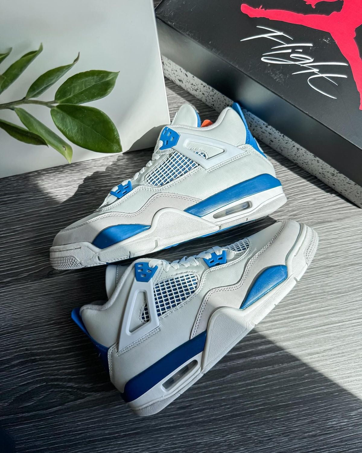 Jordan 4 MILITARY BLUE